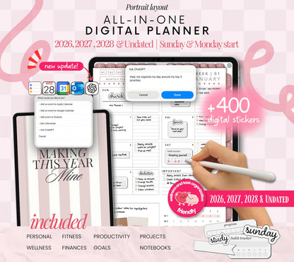 2026 Digital Planner (worth $20)